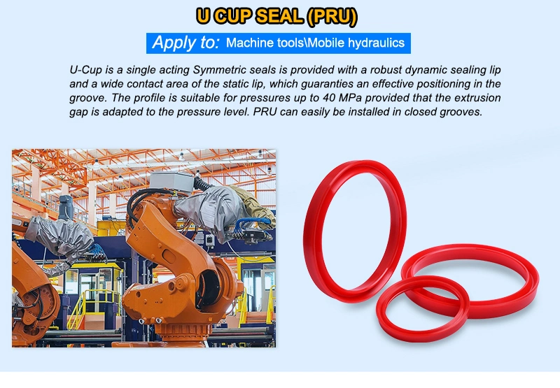 PU Seal Parts Hydraulic Dust Seals Wiper Seals- DPS