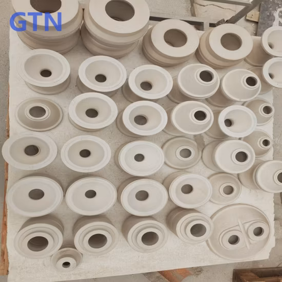 Isolamento personalizado industrial resistente ao desgaste de alta precisão Al2O3 95% 99% 99,5% 99,7% Anel cerâmico de alumina de óxido de alumínio em refratário